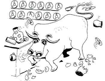 Bull in a china shop - Linguapress.com