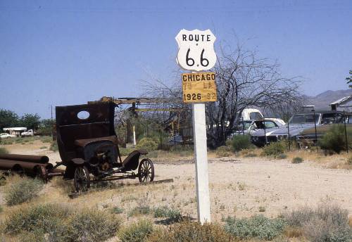 Beside route 66