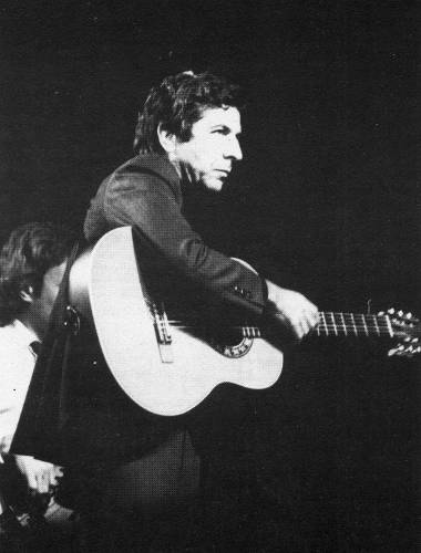 Leonard Cohen in concert