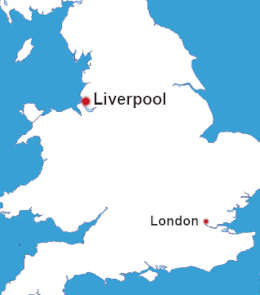 English city map
