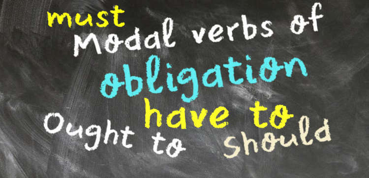 Modal verbs of obligation