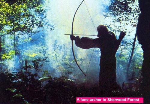 An archer in Sherwood Forest