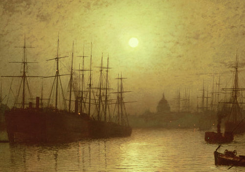 London Docks in 1880