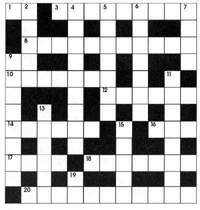 Medical crossword