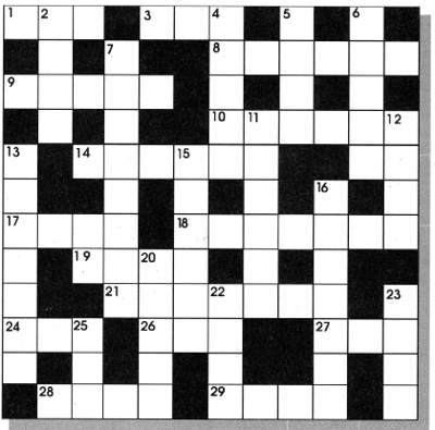 Airport crossword