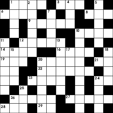 Synonyms Crossword Set 1  Advanced Level of English