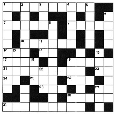 on the road crossword